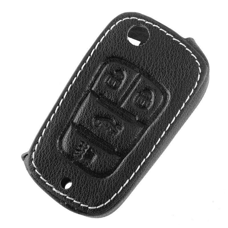 Leather Car Remote Key Fob Case Cover Fit For Chevrolet Camaro Cruze Equinox New
