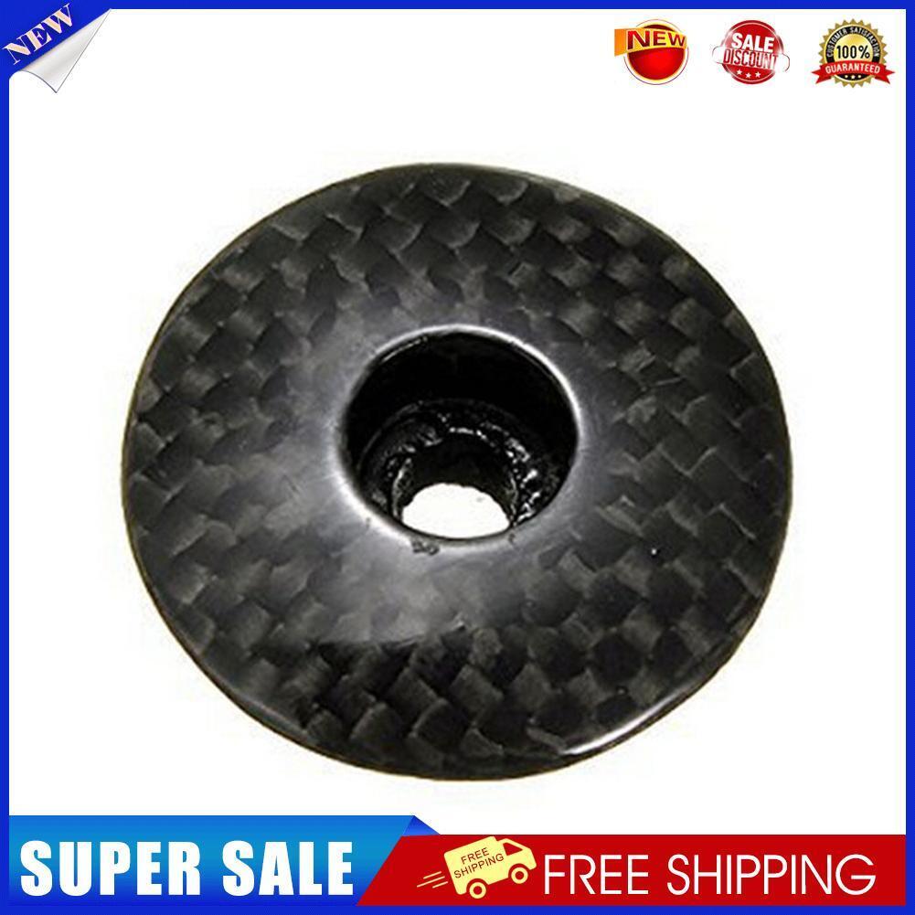 Bicycle Headset Stem Top Cap Carbon Fiber Fork 1 1/8 inch MTB Cover Bolts
