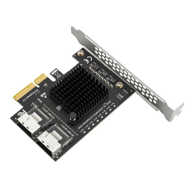 8 Port Sata 3.0 SFF8087 PCIe 3.0 X4 To Mini SAS Controller PCIe To SFF 8087