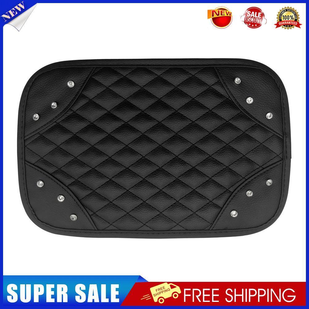 PU Leather Car Armrest Mat Auto Center Console Arm Rest Protection Cushion