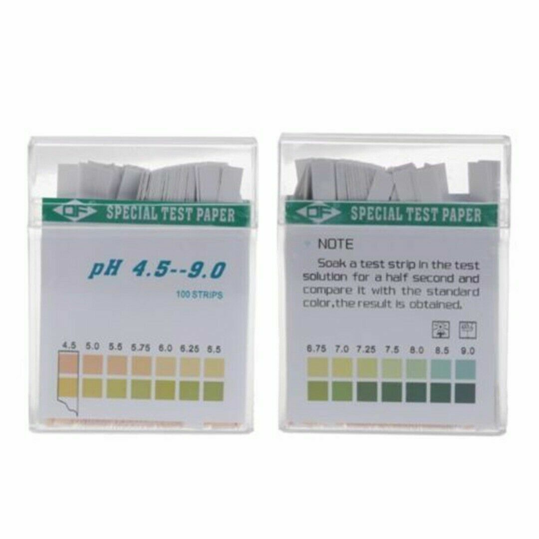 100 PCS Test Strips ph 4.5-9 Alkaline Acid Urine/Saliva/Litmus Paper Sticks
