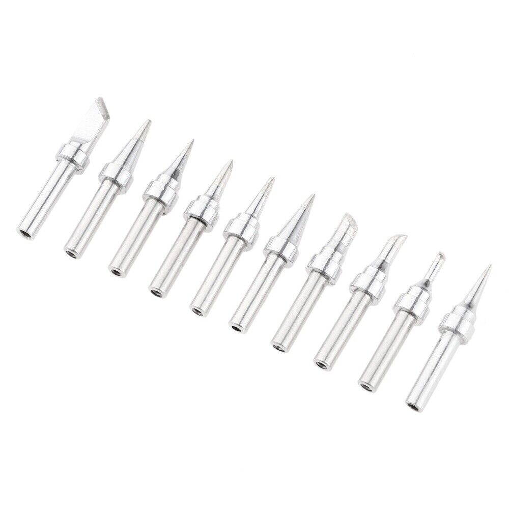 10PCS 200M-T Series Soldering Station Solder Iron Tips for Quick 203/204 HAKKO