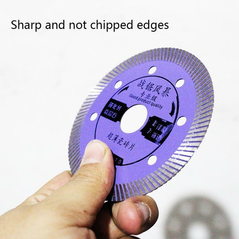 Diamond Ceramic Saw Blade Porcelain Tile Saw Marble Dry Cutting Purple