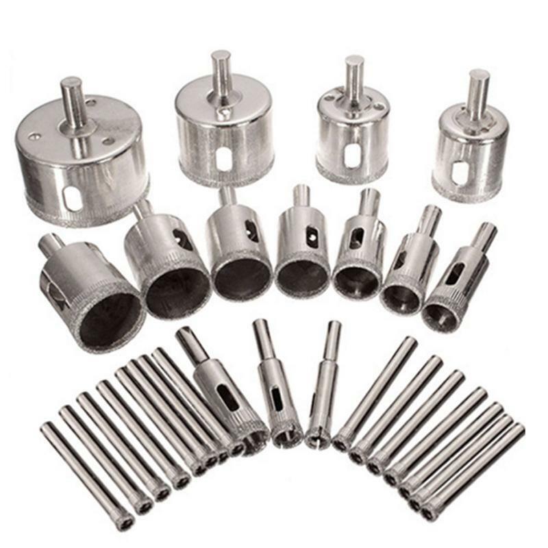 30PCS Durable Emery Drill Bits Set Suitable for Tile/ Ceramic/ Glass/ Porcelain