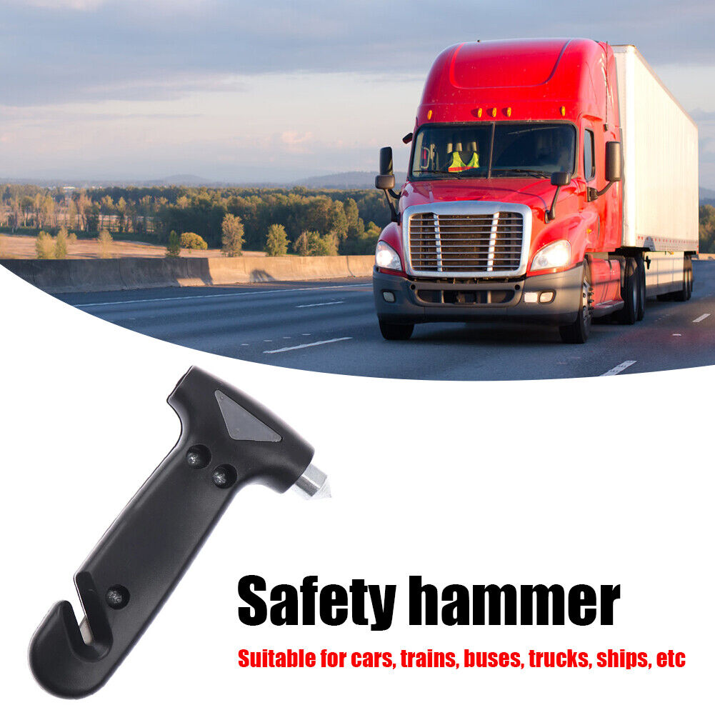 Portable Car Safety Hammer Emergency Glass Window Breaker Seatbelt Cutter