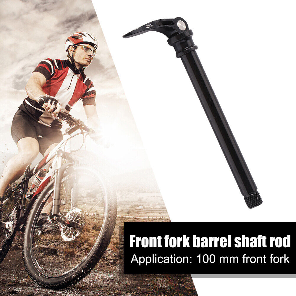 Bicycle Quick Release Thru Axle Skewer 100x15mm MTB Front Fork Shaft Lever