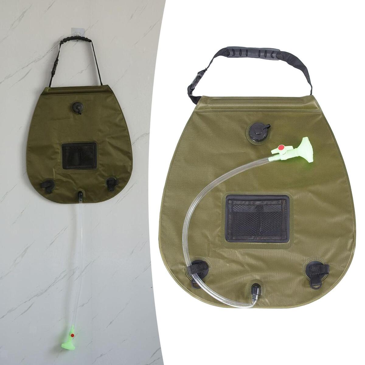 20 Litre Camping Shower PVC Bladder Fishing Beach Swimming Camp Bag Shower