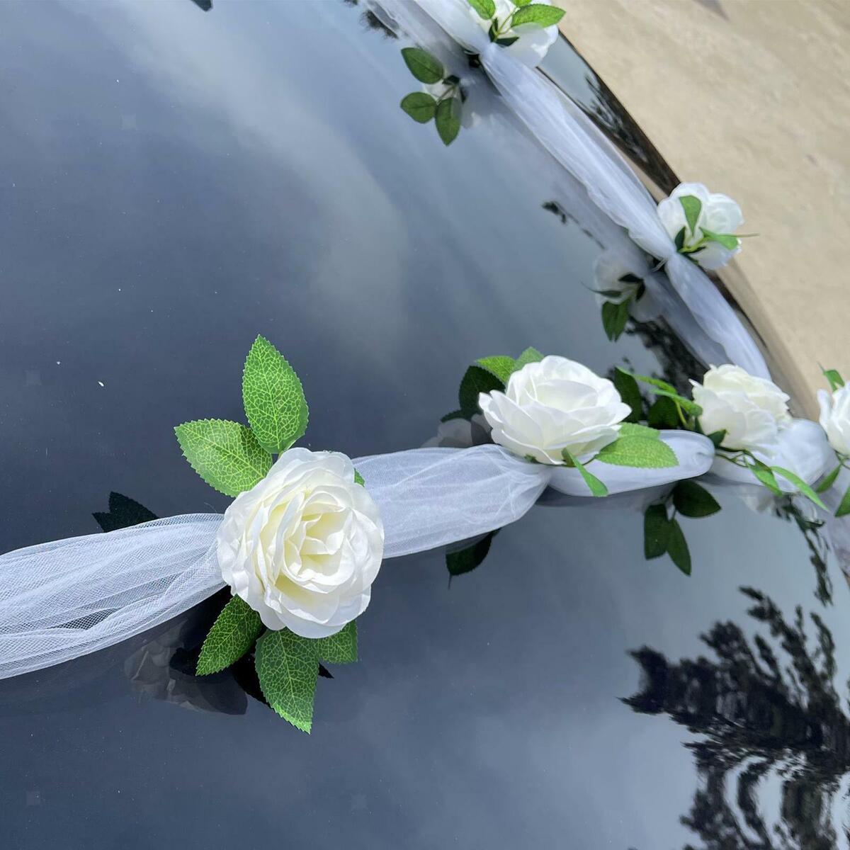 DIY Wedding Car  Set for Bridal Car Decoration Accessories