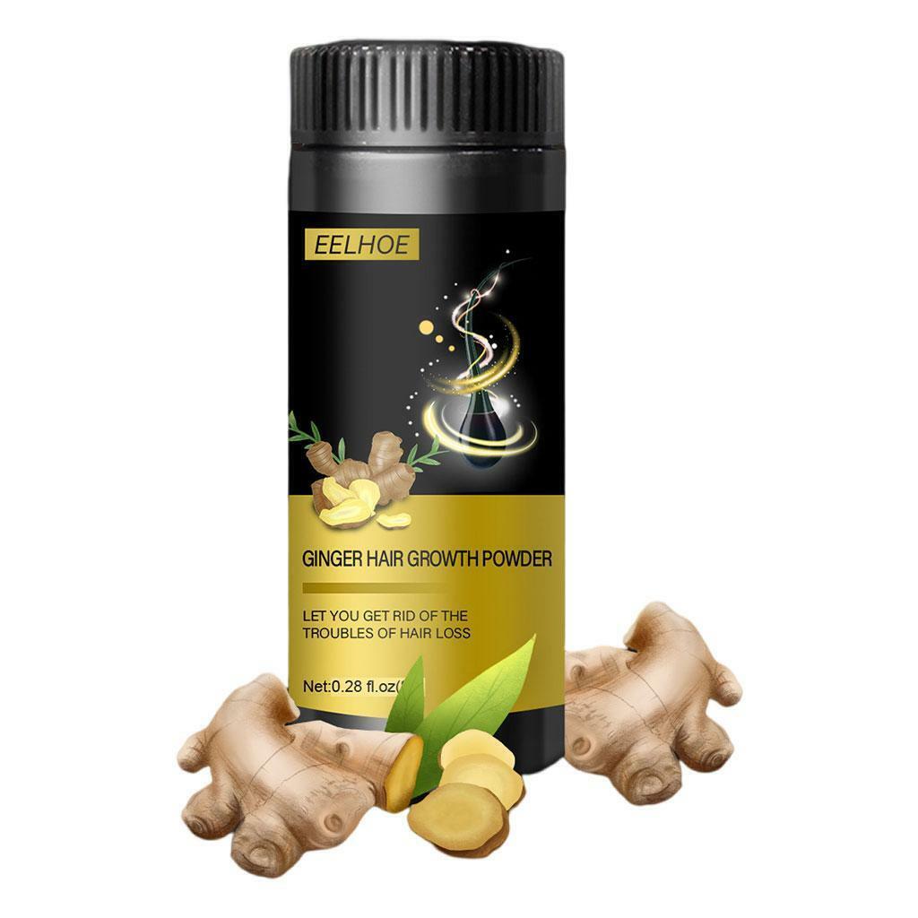 Ginger Hair Growth Powder Repair Treatment Natural Formula Mild Formula Tools
