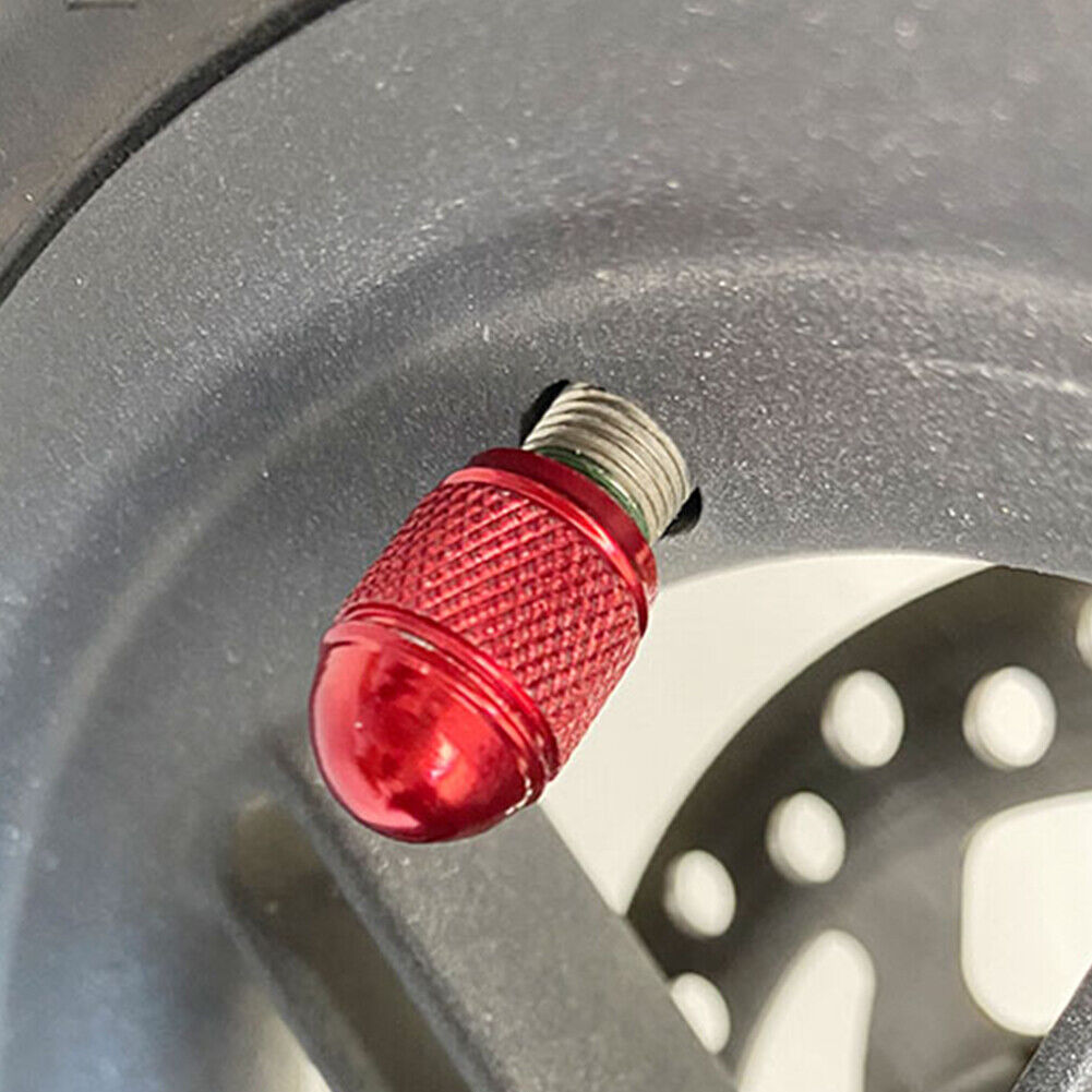 2pcs Electric Scooter Valve Stem Cap Dust-proof Cover for M365 Pro (Red)