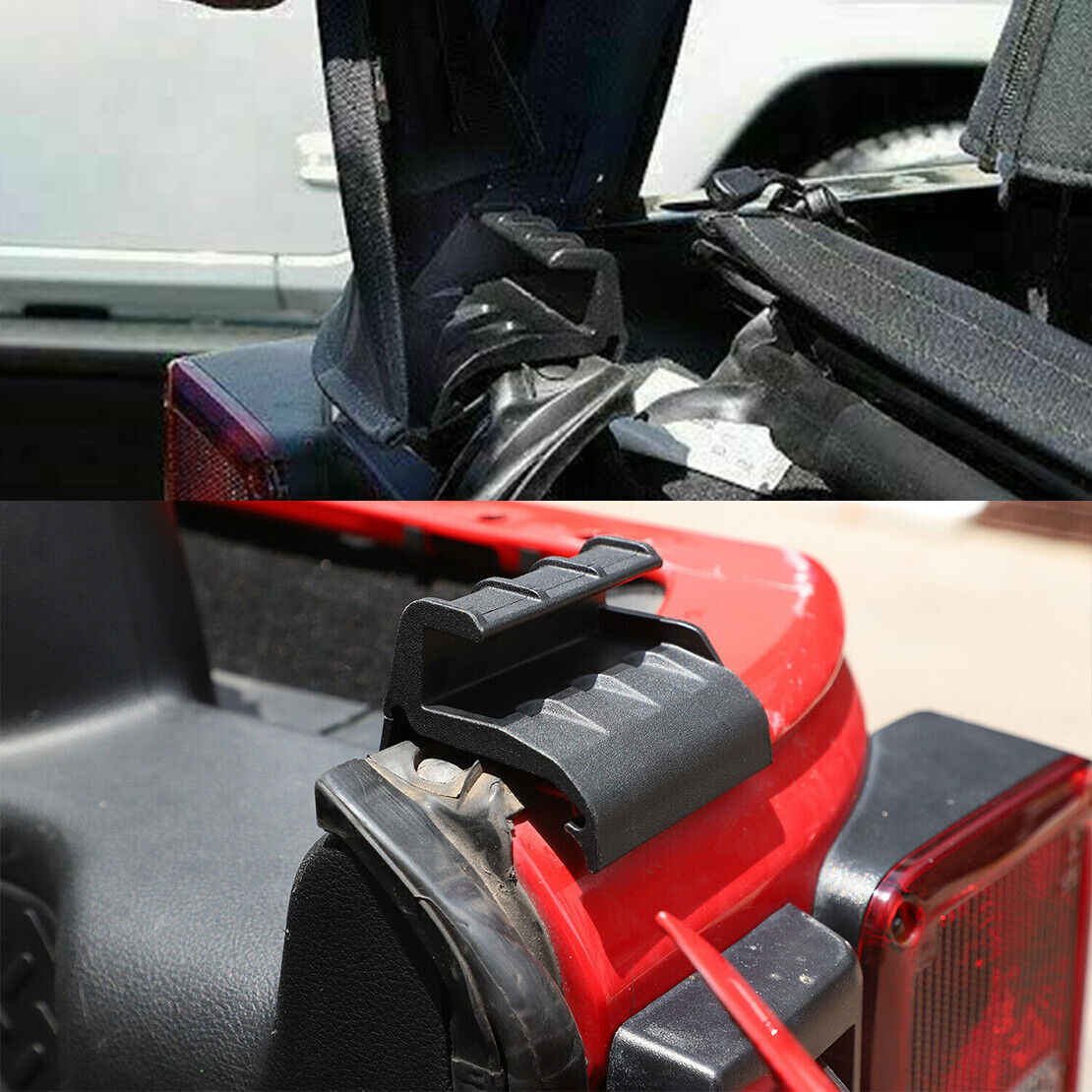 Soft Top Rear Window Tailgate Retainer Fit for Jeep Wrangler JK 2007-21/2022