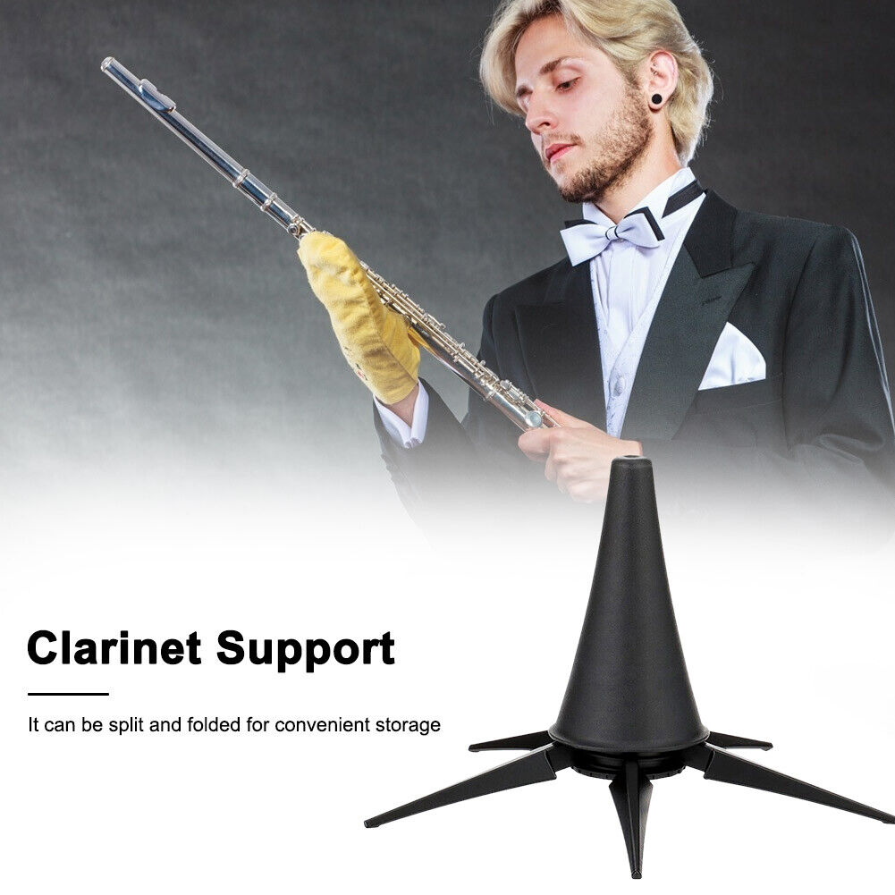 Clarinet Portable Holder Support with 5 Legs Folding Base Musical Accessory