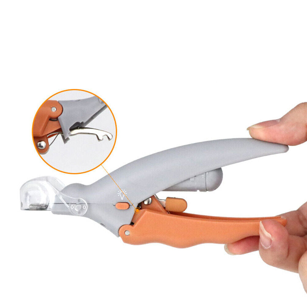 Pet Nail Clipper Dog Cat Nail Toe Claw Scissor Nail Trimmer with LED Light