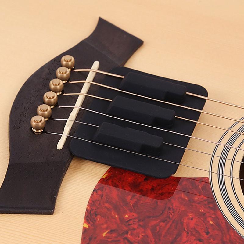 Guitar Silencer Silicone Silencer for Wood Guitar Musical Instrument Acces