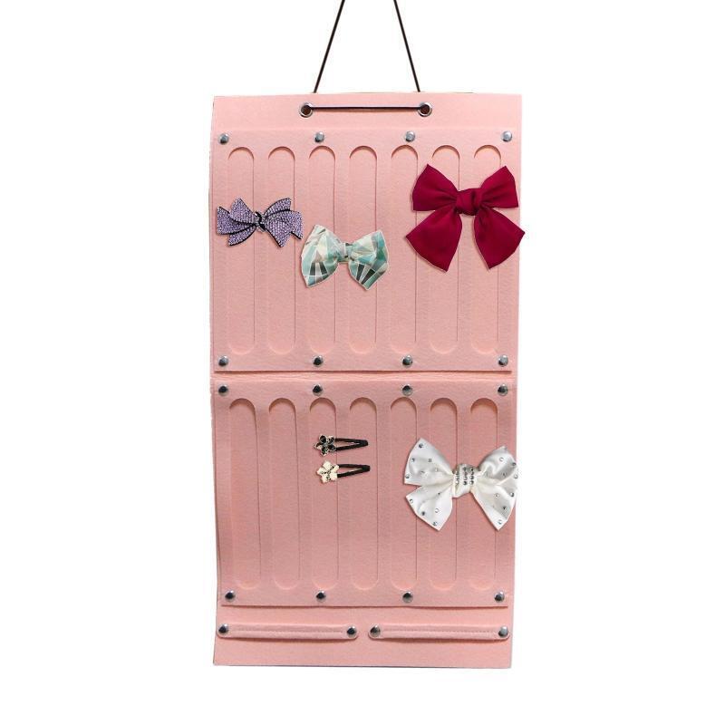 Headband Holder Organizer Hairbow Storage Holder Felt Wall Hanging Organizer