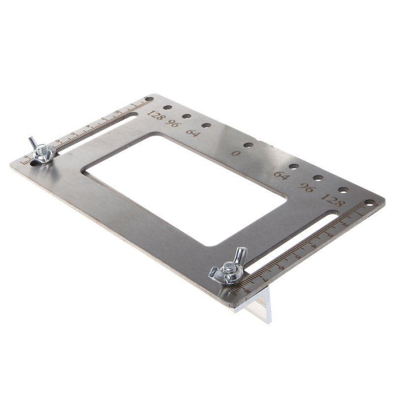 Cabinet Door Handle Artifact Auxiliary Punch Locator Template Wood Drilling With