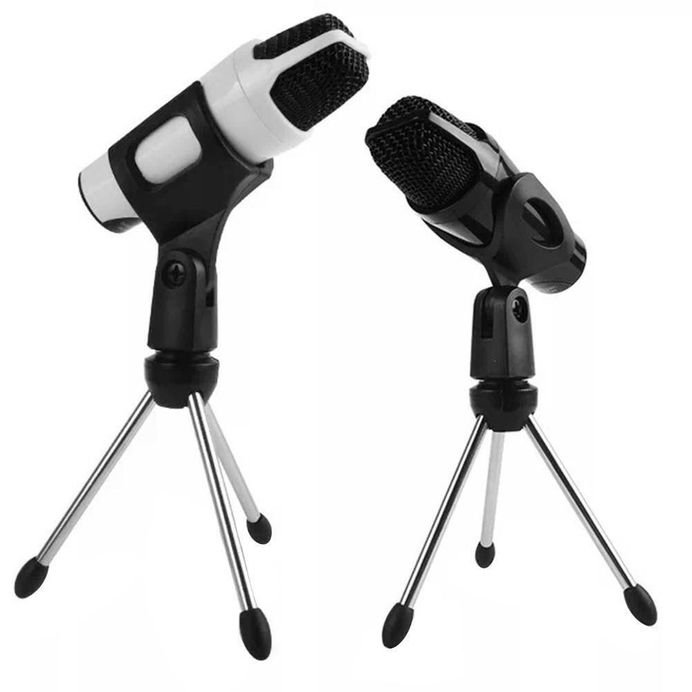 Mini Table Microphone Tripod Zinc Alloy Mic Stand Bracket Adjustable Holder