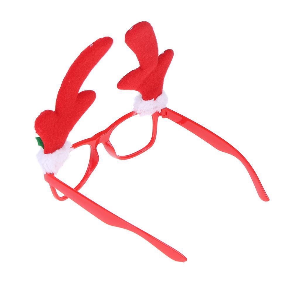 Christmas Kids Gift Festival Glasses Character Small (Elk Antler)