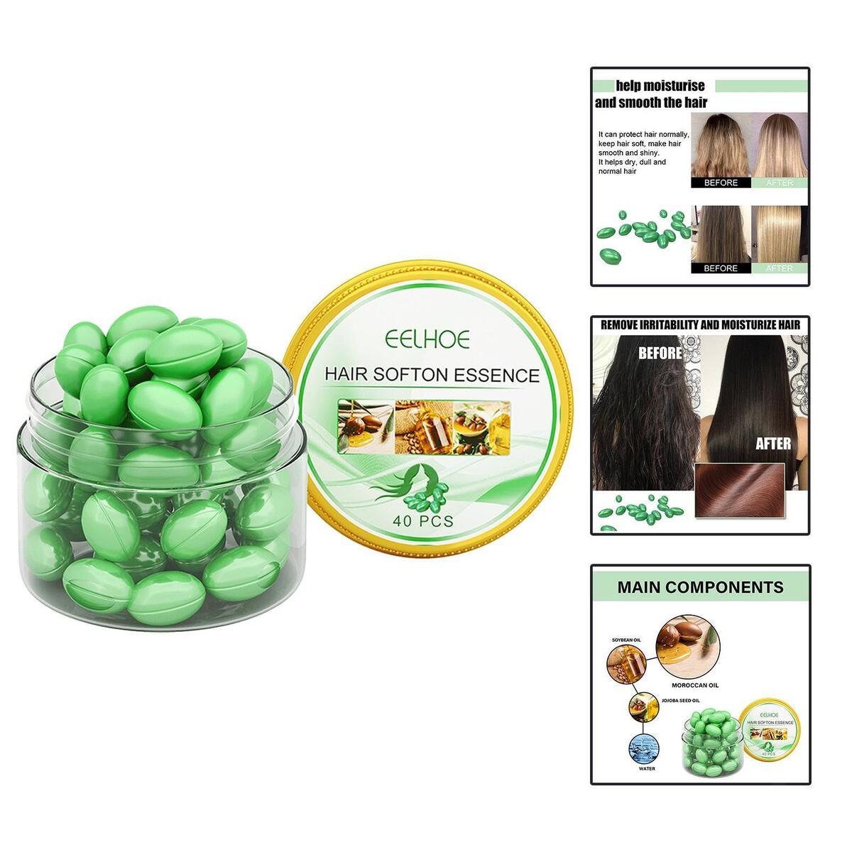 Hair Serum Capsules Softness & Shine Hair Deep Conditioning Hair Care