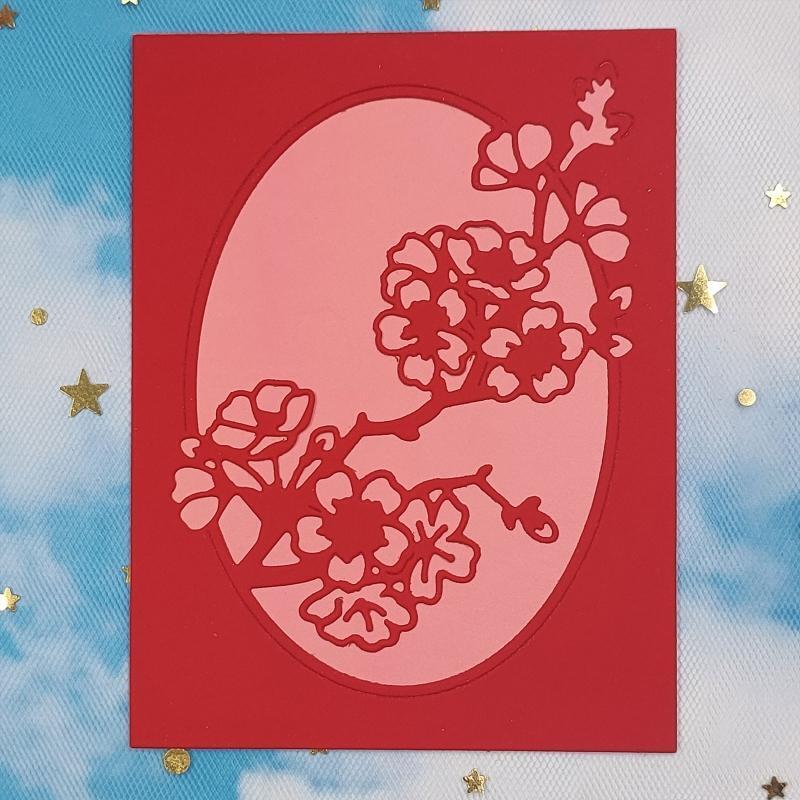 Hollow Oval Egg Metal Cutting Dies Photo Album Family Together Party Diary