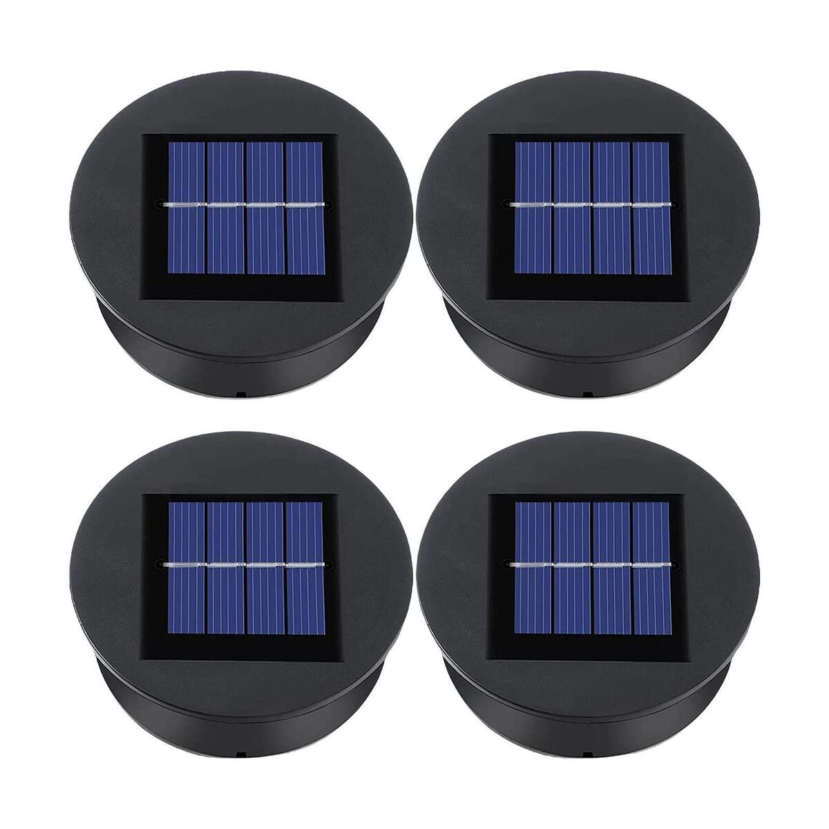 4Pcs Solar Lantern Top Battery Light Bulb Replacement for Lawn