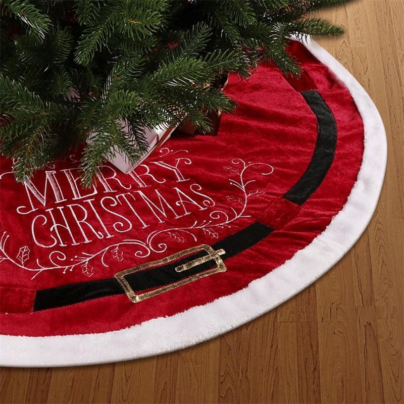 Merry Christmas Tree Skirt 48inch Large Size Home Festival Party Decoration Gift