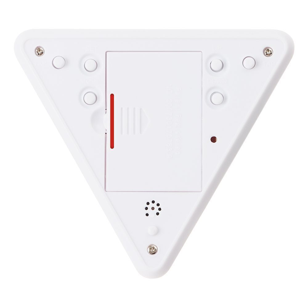Creative Pyramid Alarm Clock Number Clock Bedside Clocks Thermometer Meter