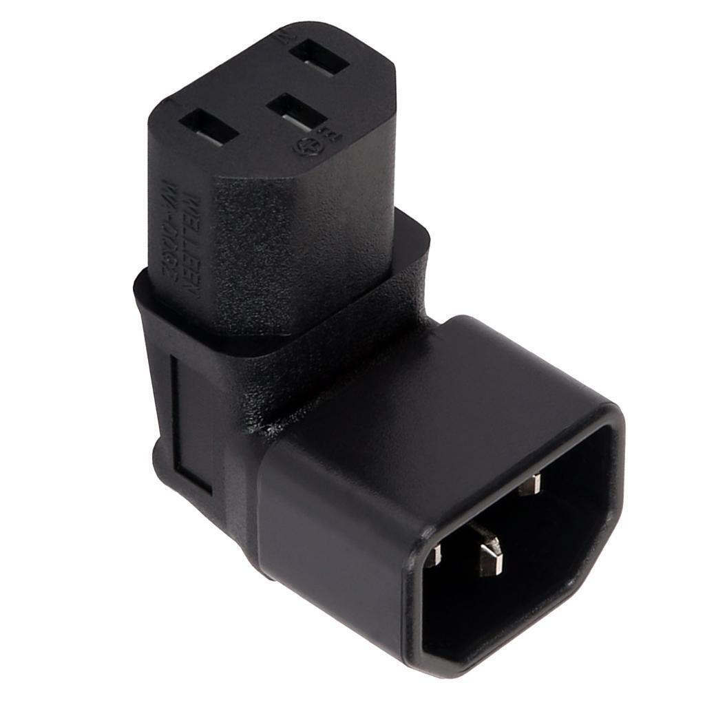 IEC 320 adapter 3 pin socket, C13 to Cloverleaf plug Micky C5 power adapter