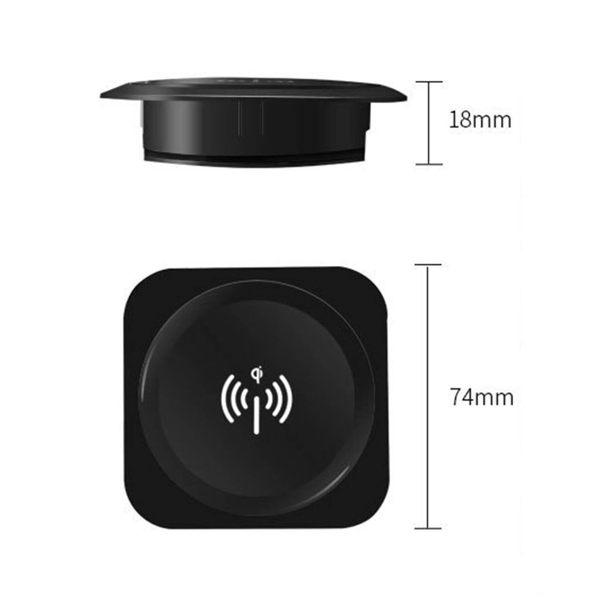Charger Qi Embedded Space Charging Charging   Phones
