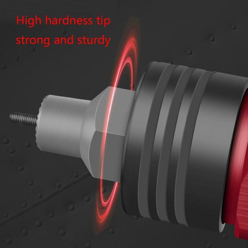 Portable Riveting Tool Riveting Drill Adapter Hand Tool Kit Insert Nut Tool