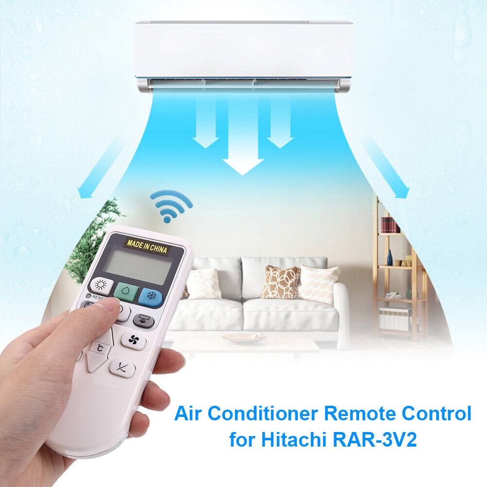 Replace Air Conditioner Remote Control for Hitachi RAR-3V2 RAR-2P2 RAR-3U1