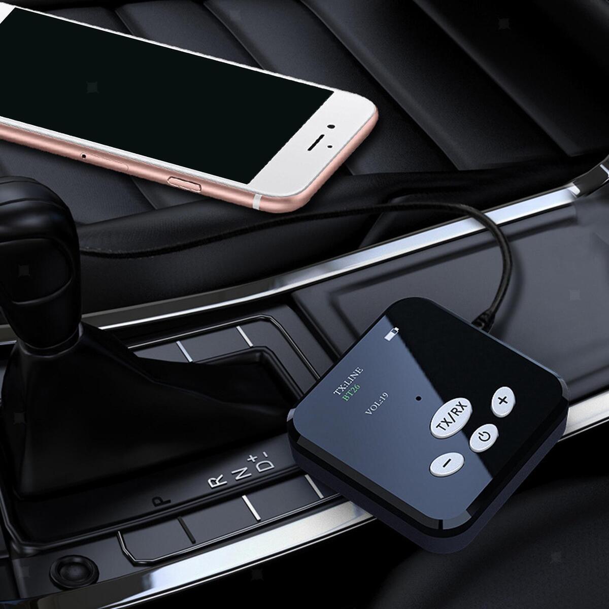 2-In-1  5.0 Transmitter and Receiver Low Latency 3.5mm Audio Adapter