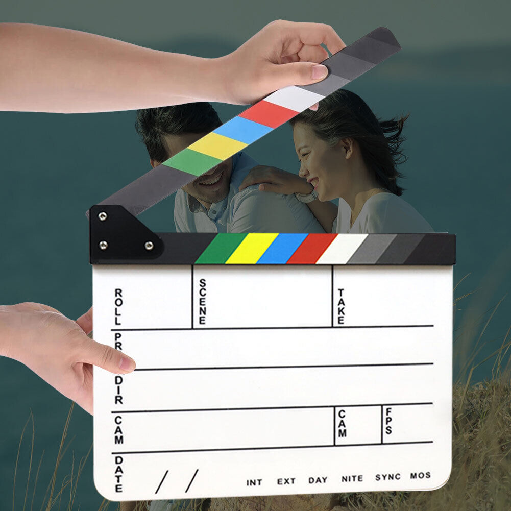 Director Video Scene Clapperboard TV Movie Clip Film Action Clapper Board