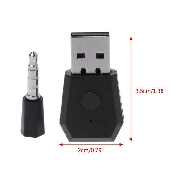 Wireless Adapter Dongle Receiver Transmitter Compatible with PS4 Game Controller