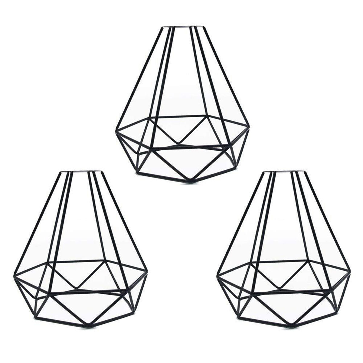 Diamond Shaped  Guard Pendant  Cage Ceiling Hanging Lampshade