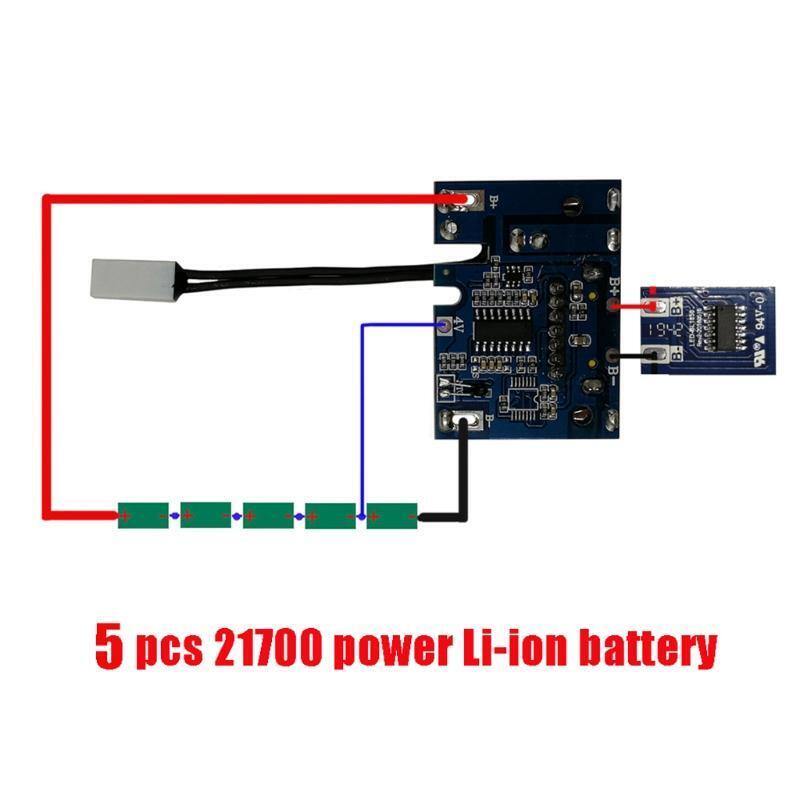 Battery Container BL1830 5 X 21700 Battery Case for 18V Plastic Battery Box