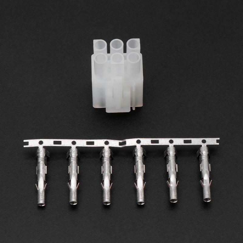 Power Socket Cable Connector 6 Pin Shortwave Radio Plug Cord Adapter for YAESU