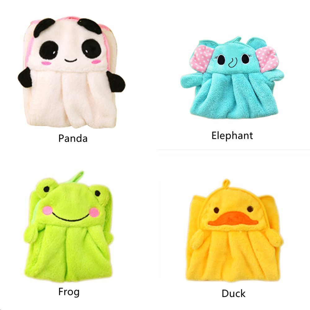 Towel Plush Toddler Soft Hanging Bathing Towel Hand Towel Baby Bath Towels Baby