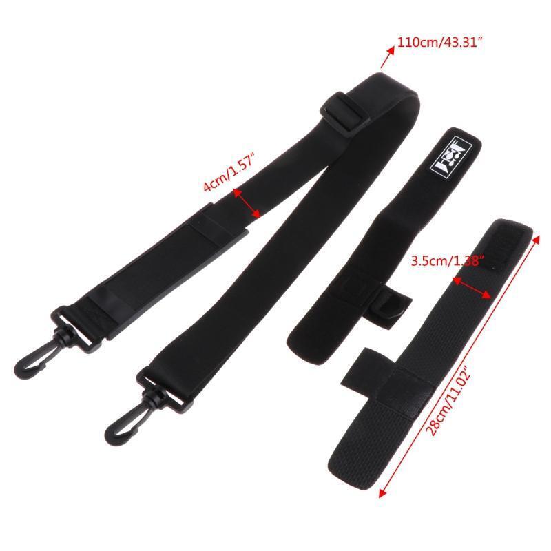 Fishing Rod Carry Strap Sling Band Adjustable Shoulder Belt Travel Tackle Holder