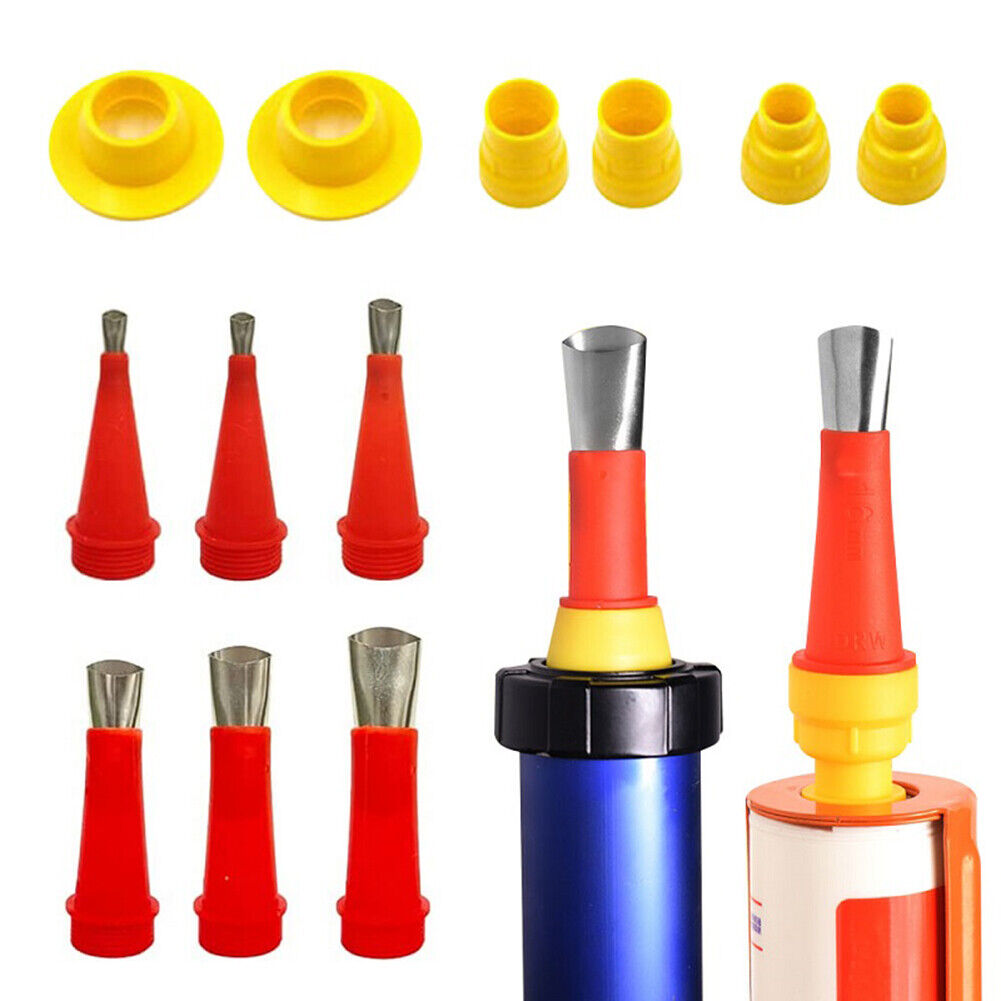 Caulking Caulk Nozzle Applicator with Base Kits Sealant Finishing Tools