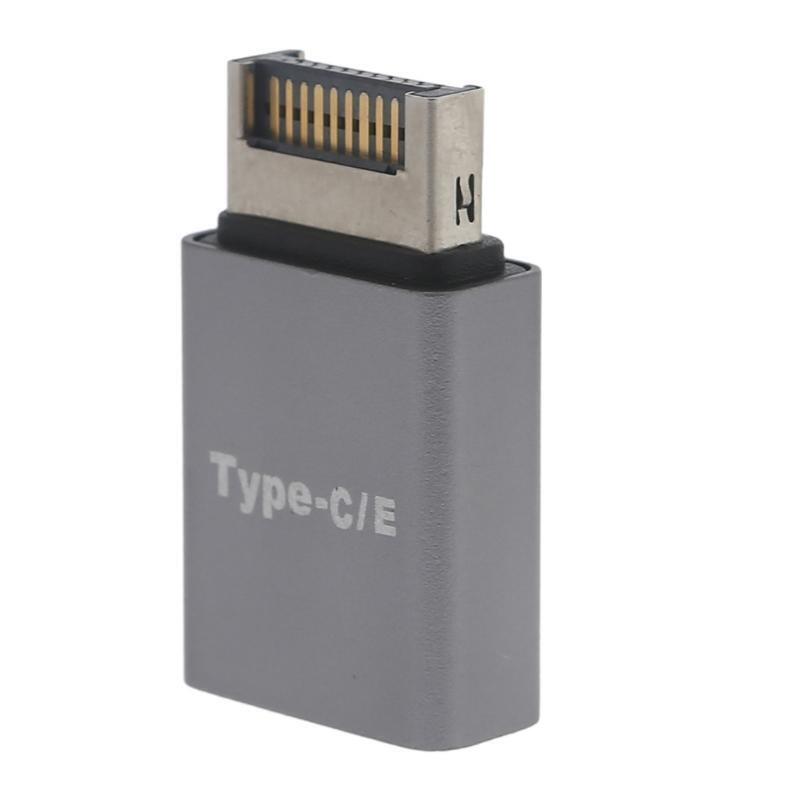 Portable Type E Male to USB-C/TypeC Female Motherboard Expansion Cable Connector