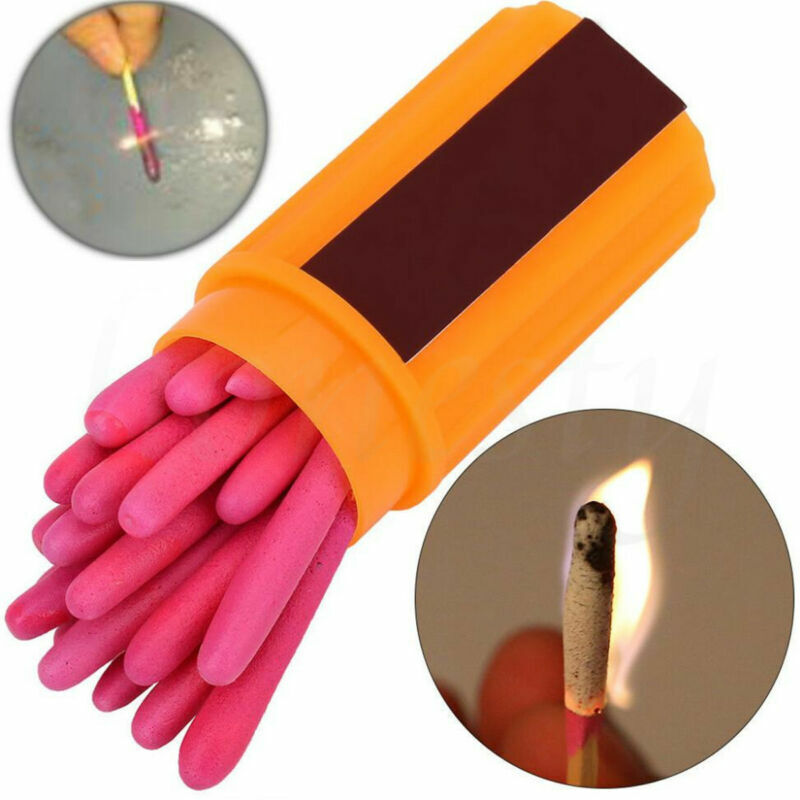 5 Box?100Pcs) Waterproof Windproof Survival Emergency Light Storm Matches Match