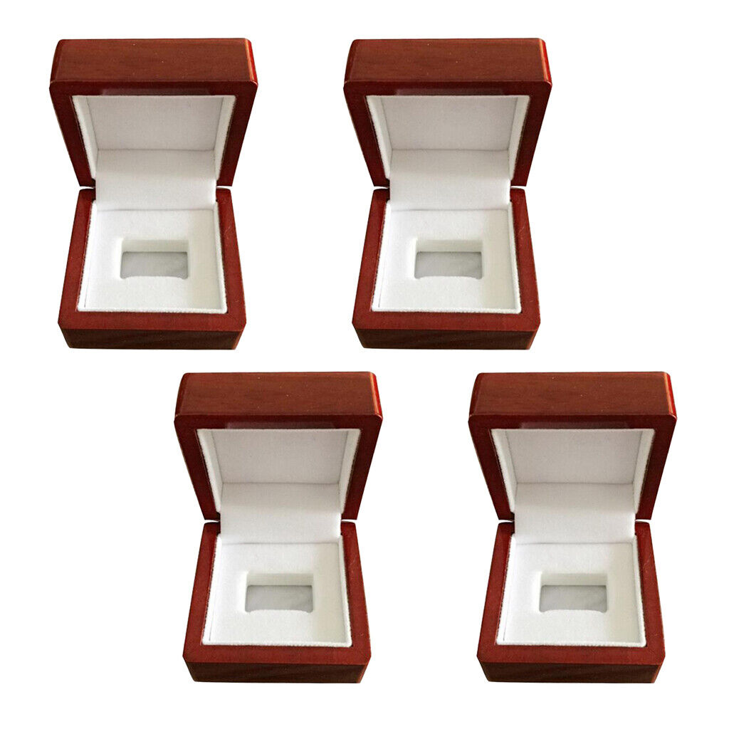 4x   Jewelry Rings Box Case Guft Jewelry Organizer Storage Case