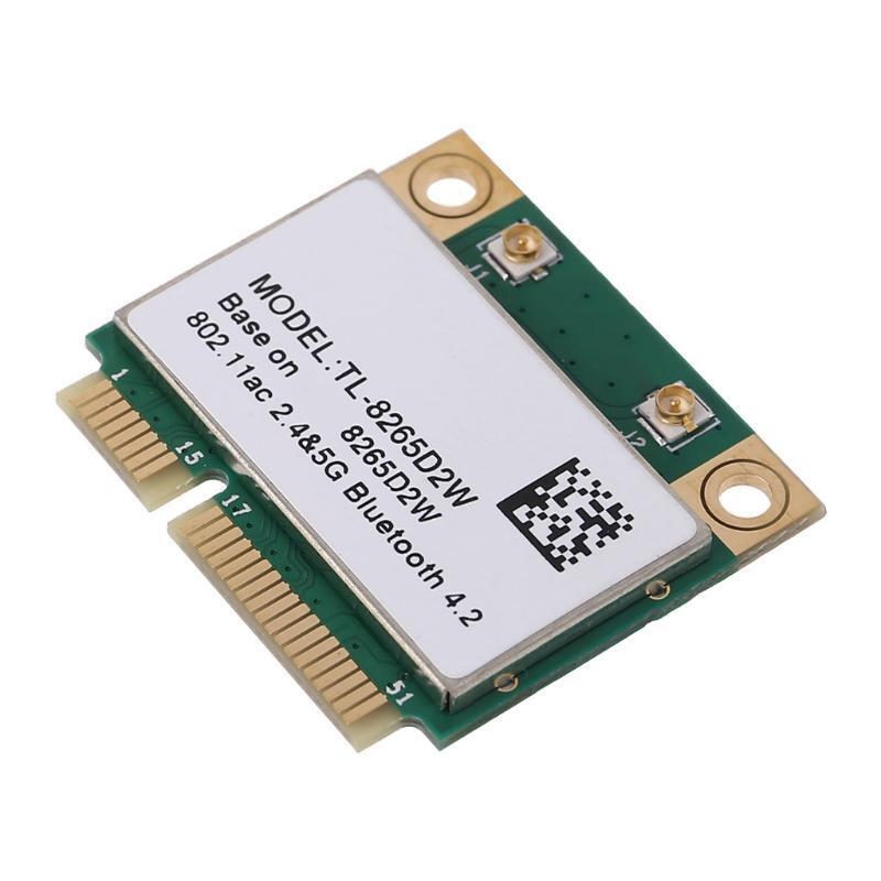 Dual Band Wireless-AC 8265D2W 2.4G/5Ghz 802.11ac 867Mbps Bluetooth-compatible