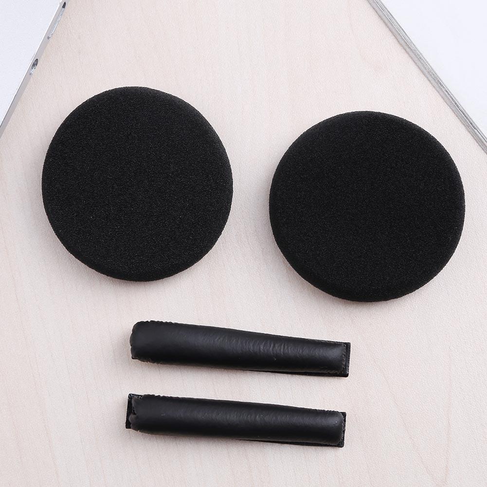 1 Pair Earpads w/Headband Cushions for Sennheiser PX100 PX200(Black)