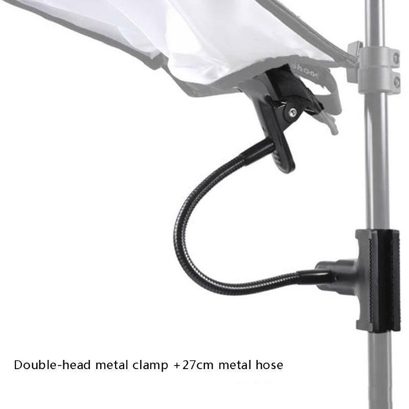 Clamps Can Clamp Reflectors, Tube Walls and Other Shooting Props Boom Arms