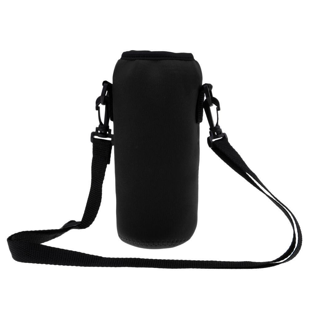 Bottle Sleeve 2 Pack, Water Bottle Holder Neoprene Carrier Insulator with Strap