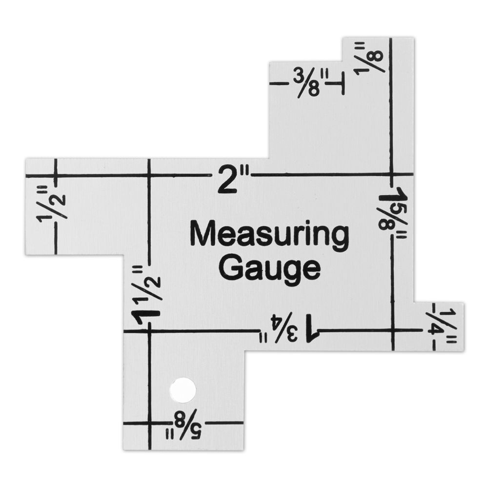 Seam Measuring Gauge Tailor Ruler Patchwork Quilting Template Sewing Ruler