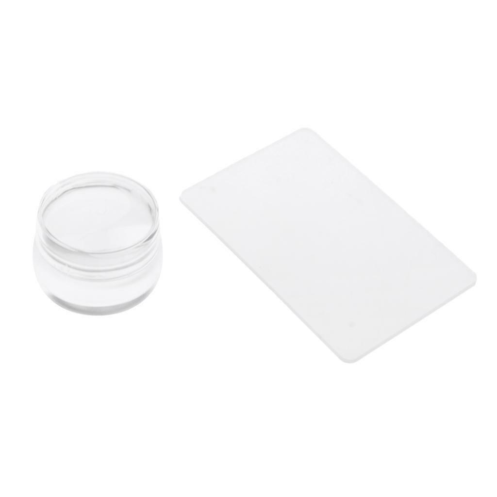 Silicone  Stamping Scraper DIY Stamper Template Nail Print Template