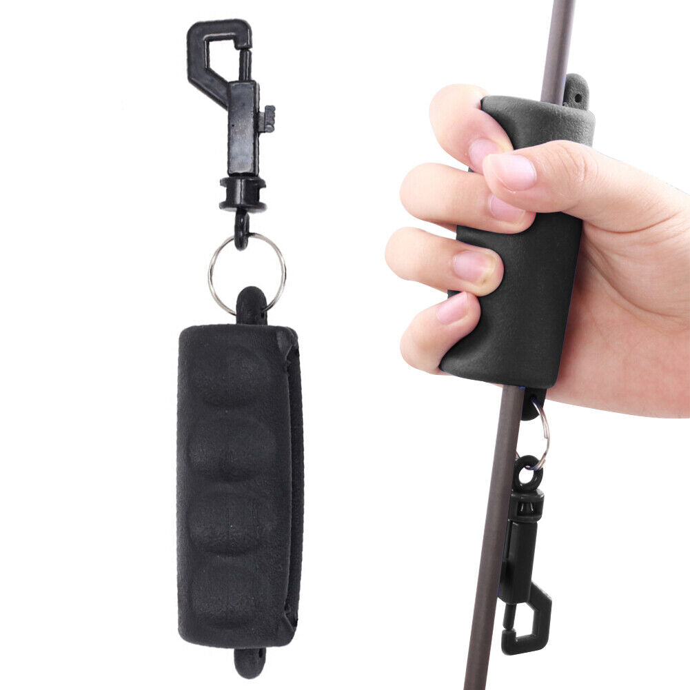 Outdoor Silicone Arrow Puller with Clip Shoot Archery Bow Remover (Black)